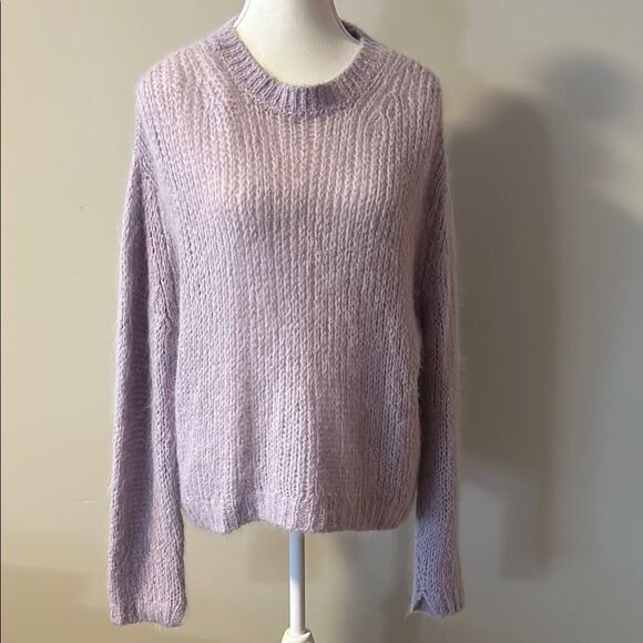Free People Sweaters - Free People Oversized Lavender Alpaca Knit Women's Sweater. Size Small